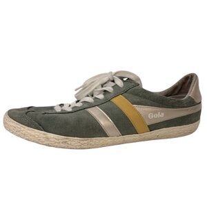 Gola Specialist CLA145 Sneakers Women's Green Pewter 9 Suede Leather Casual